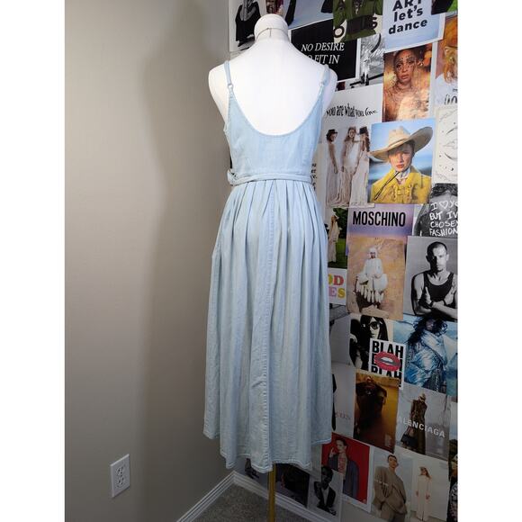 Asos Denim Button Dress - Picture 4 of 6